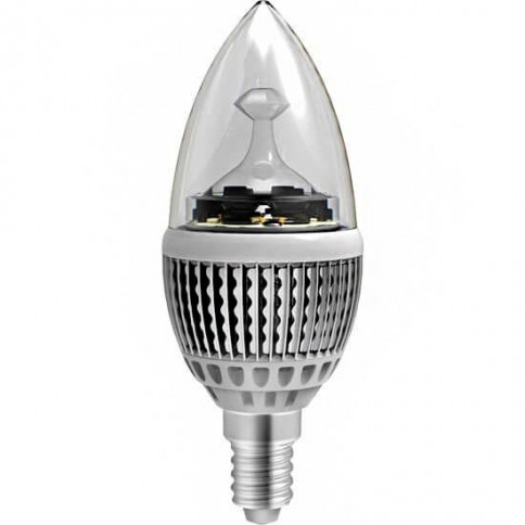 E14 Efficiency-LED 4.5 watt clear flame bulb