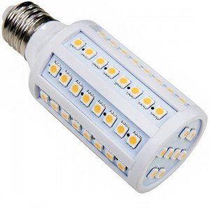 72 LED 230 volt SMD E27 12 watt dimmable bulb
