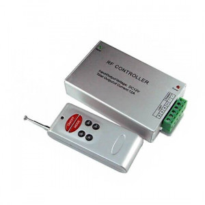 RGB controller with 6-button radio frequency remote control