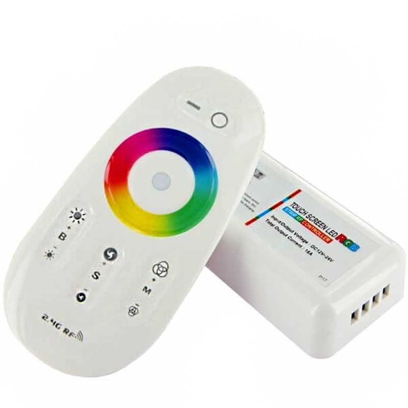Contrôleur LED Monochrome Aboiled - Tension 5-24V, Télécommande 2.4G - Pour Bandeaux LED, Application Mobile - 8