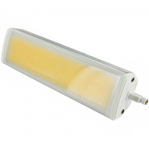 Ampoule R7s 20 watts compact LED COB 20 watts 189mm avec diffuseur milk