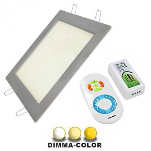 DIMMA-COLOR ultra-flat recessed panel 24W 300x300mm