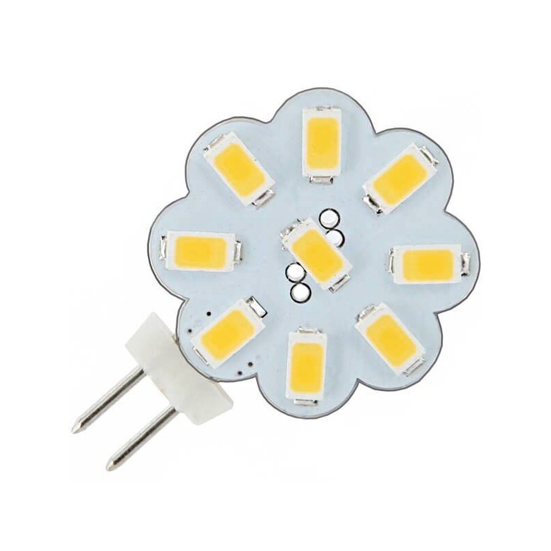 Ampoule flower 9 LED SMD 5730 culot G4