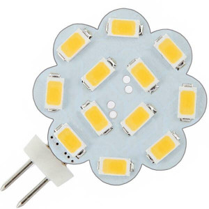 Flower 12 LED SMD 5730 G4 base bulb