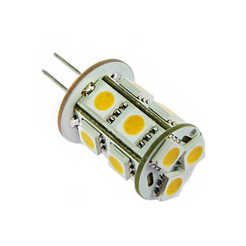 Ampoule 360° 13 LED type 5050 SMD culot G4 12 volts
