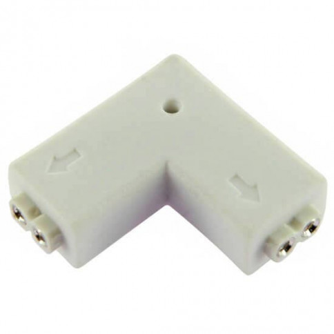 connecteur 2 pins femelle 90° pour Strips LED unicolors