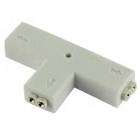 T connector for connecting single-light LED strips