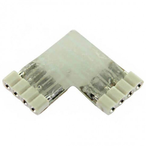 Connecteur souple 4 pins 90° à coller pour Strips LED RGB ou Dream-Color