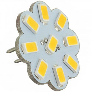 Ampoule flower 9 leds SMD 5730 culot G4 Coaxial