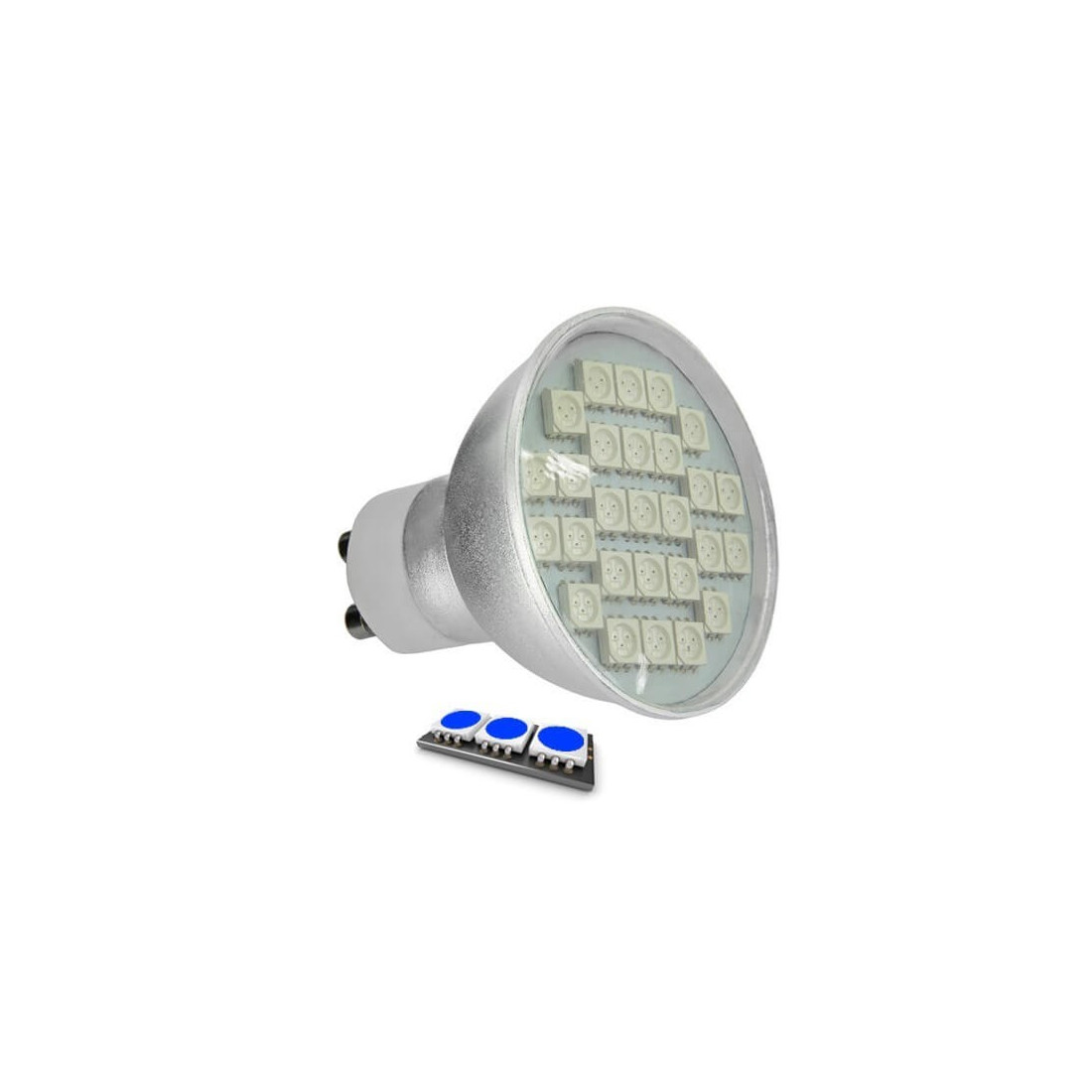 Ampoule LED GU10 bleu 27 SMD type 5050 3.5 watts