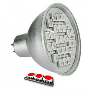 27 SMD TYPE 5050 RED MR16 LED bulb
