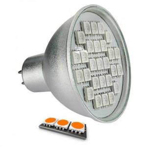 27 SMD TYPE 5050 ORANGE MR16 LED bulb