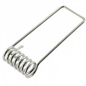 Spring for recessed spotlight, panel or downlight, length 45mm