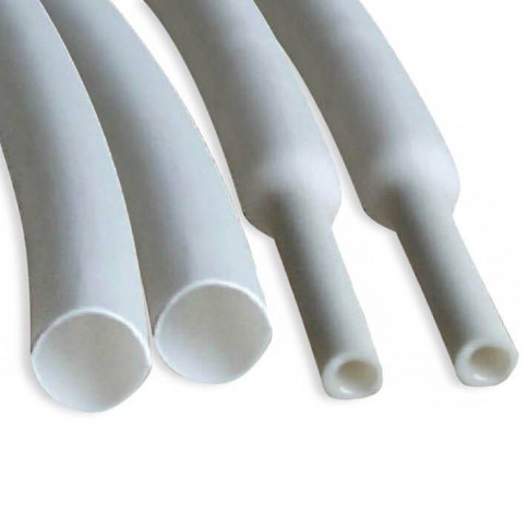 Tube thermorétractable 3mm par 50cm Blanc