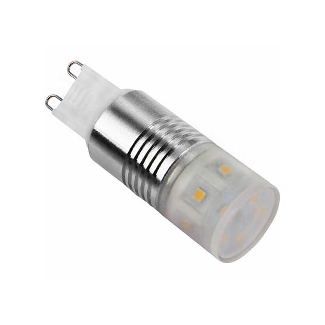 Ampoule LED G9 230V 3 watts équipée de 11 LED SMD 2323