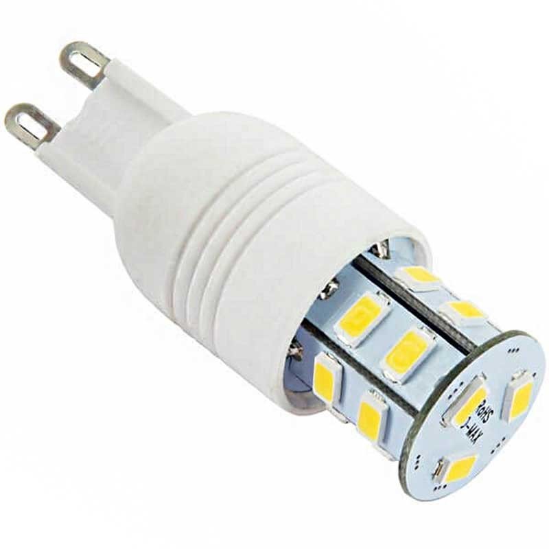 Ampoule LED à culot G9 3 watts 230 volts 15 LED SMD type 5730