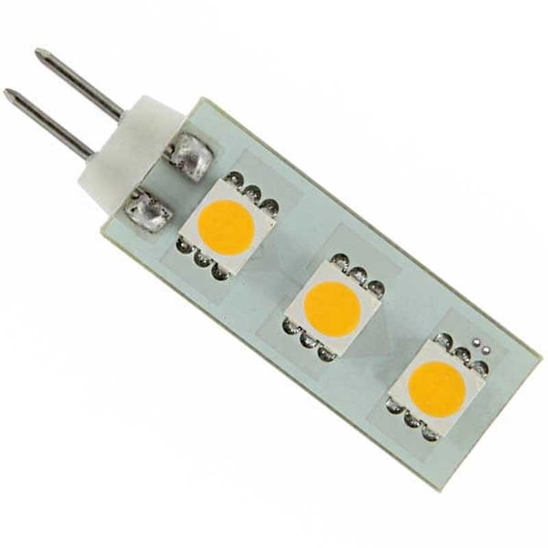 Ampoule LED à culot G4 12 volts 3 LED type SMD 5050