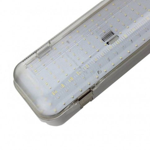 Luminaire étanche Niha LED 40 watts 1.2m diffuseur transparent 