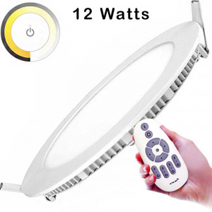 12-watt round LED flat panel with adjustable colour temperature