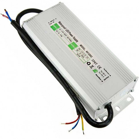 Alimentation LED transformateur 12 volts - sortie unique de 80 watts IP67