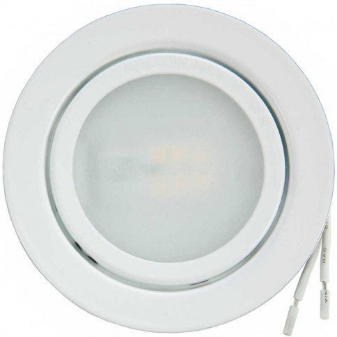  Spot  à culot G4 finition blanc laqué pour lampe LED ou Halogène 