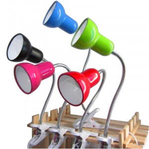 Desk lamp with clamp and inter - Choice of five colours