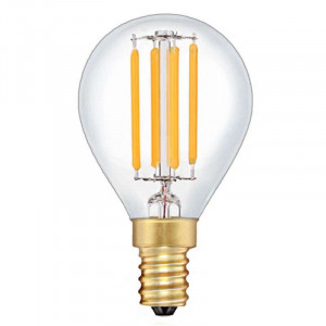 Spherical bulb Filament LED 4 watts E14 base
