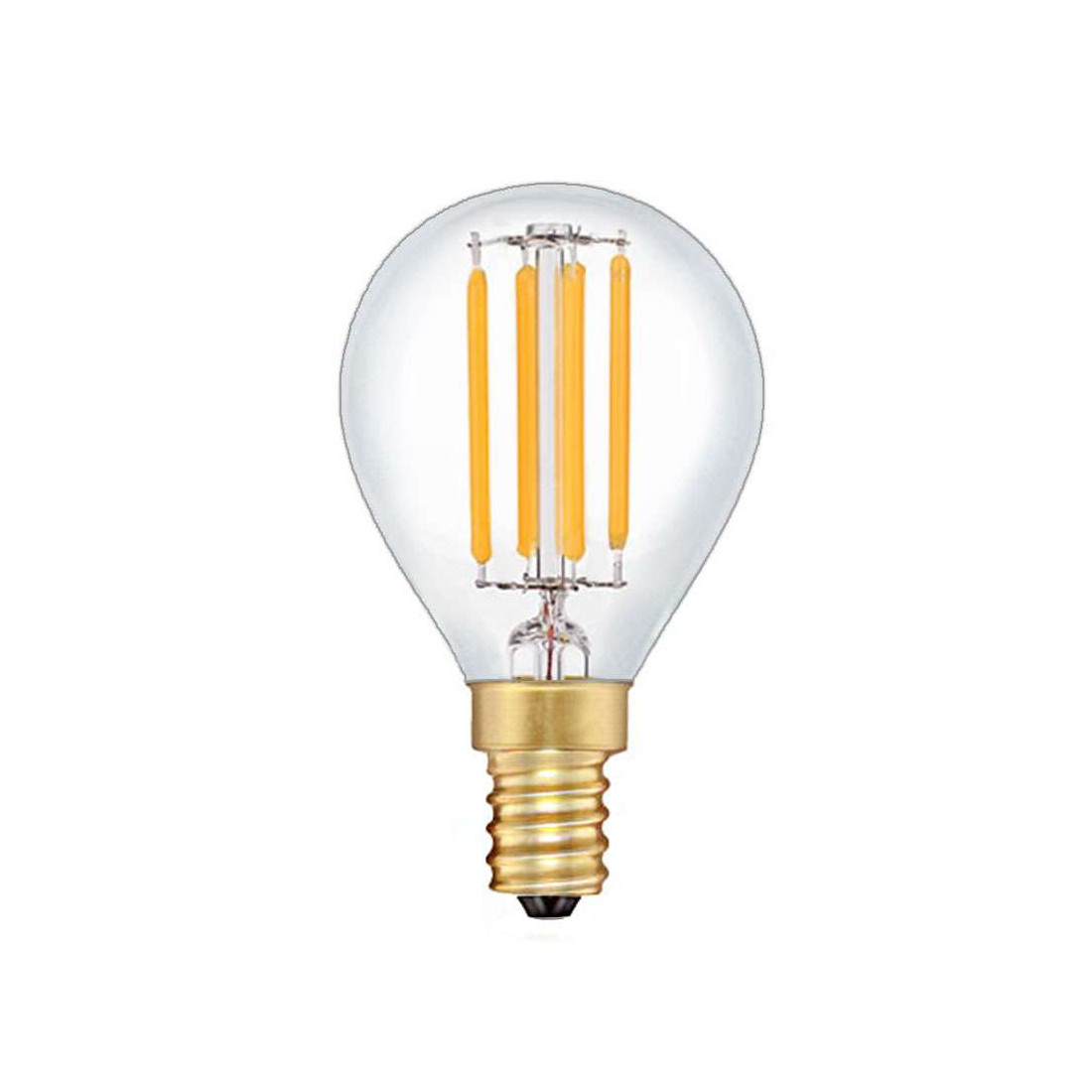 Ampoule sphérique quatre filament LED de 4 watts à culot E14
