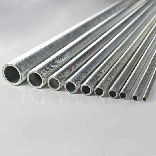 Lot De 5 Tubes Filetés Creux Acier M10 Pour Lampe Tige 20 Mm