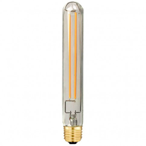 Lampe tube T30 à deux grands filament LED droit de 2 watts chacun - diamètre 30mm  longueur 205mm culot E27