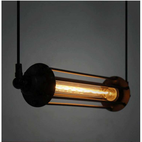 Luminaire horizontale pour lampe T30 type vintage à filament