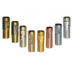 Fake metal candle D24 for chandelier length 100mm