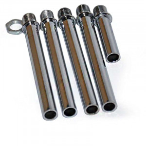 M10 threaded chrome tube for G4 lamp