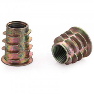 Threaded insert for M10 tube, 1mm pitch