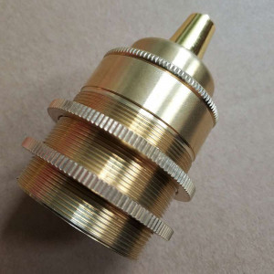 Douille E27 élégance vintage en bronze pour lampe style Edison