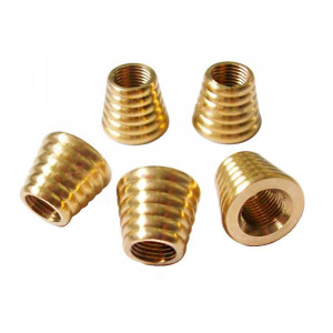 6-turn brass tapered ring bushing with M10 thread