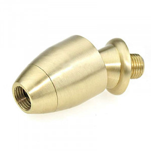Brass sleeve Herald brass ball joint, one joint for M10 threaded tube with 1mm pitch