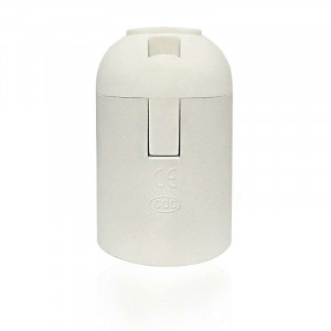 Douille à culot E27 en plastique lisse pour ampoule