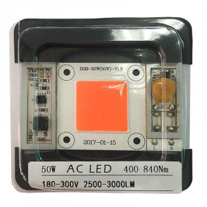  AC LED COB horticultural 452nm - 455 nm of 50 watts with transistor power supply