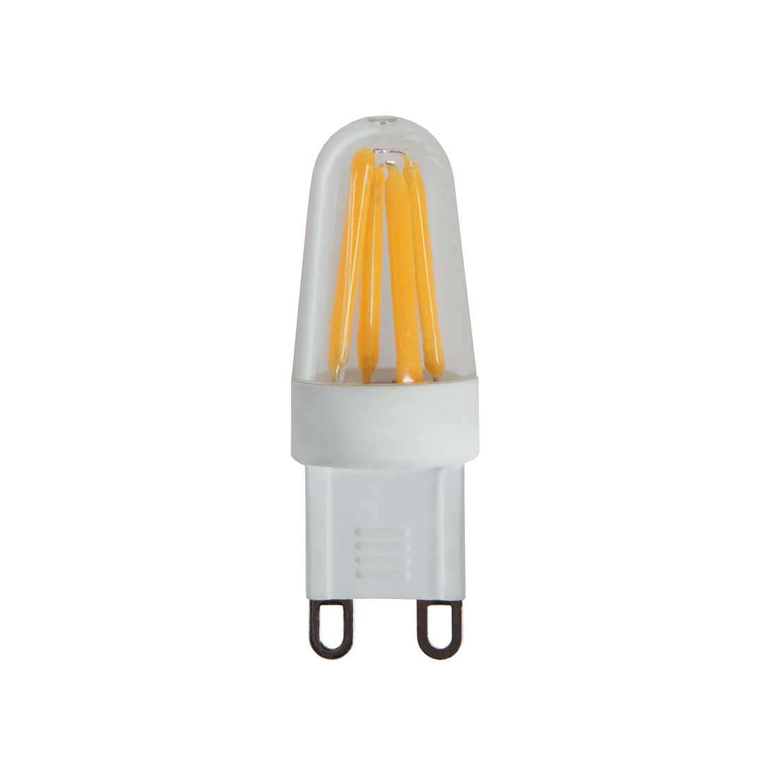 Ampoules LED G9, équivalent 40 W (5 W), 450 lm, blanc froid 6000 K, angle  de faisceau de 360 degrés, base G9 à deux broches pour éclairage  domestique, lustres, appliques murales, lot de 5