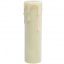 Fausse bougie pour lustre couleur blanc naturel 100mm D27