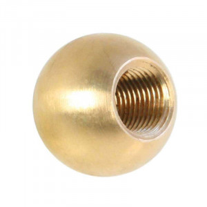 20mm diameter brass ball with M10 thread