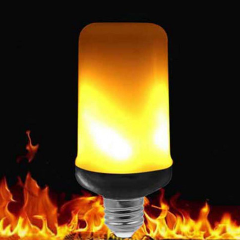 Ampoule LED E27 à effet flamboyant type flamme - 230 volts trois modes d'éclairages