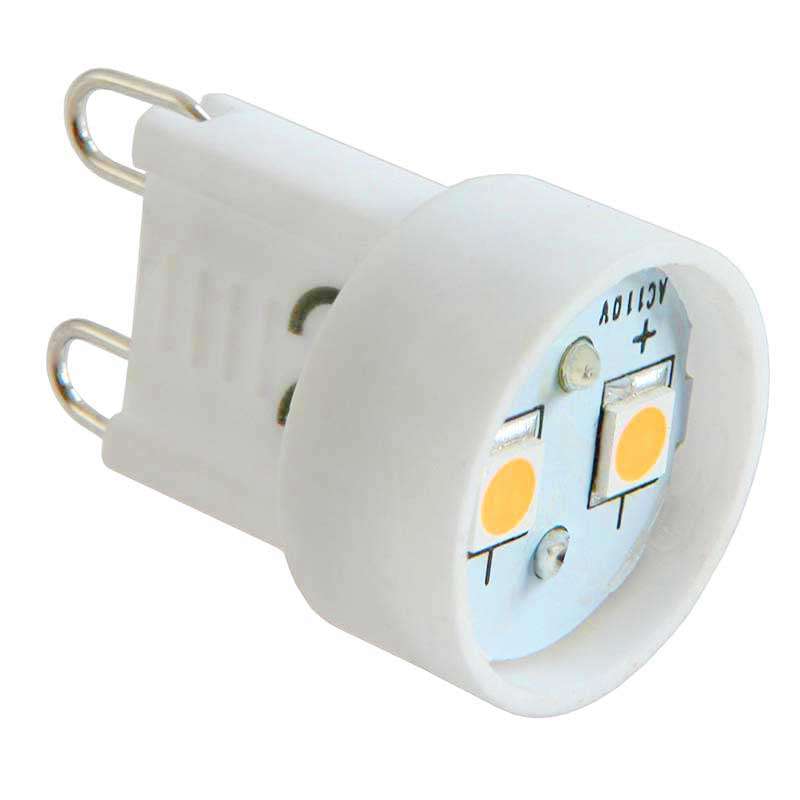 Ampoule LED ISA à culot G9 équipée deux LED 2835 2 watts 230 volts