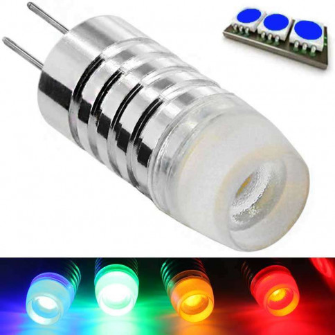 G4 base bulb - 1.5 watt COB blue light