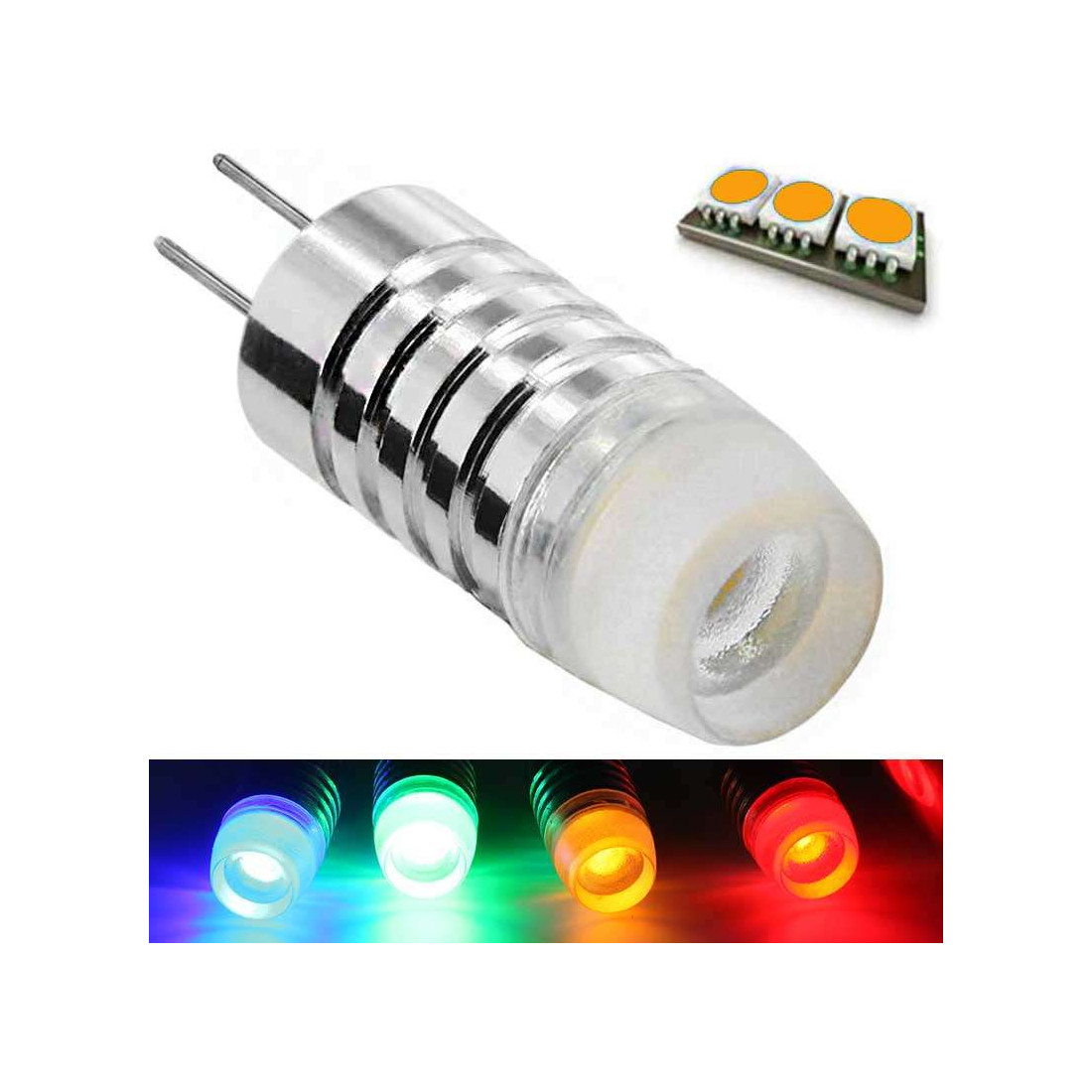 Ampoule LED Piccoled à culot G4 - 3 watts 230 volts 64 LED S