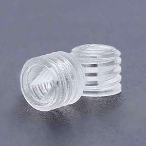 M5 transparent plastic screw, headless, length 4mm