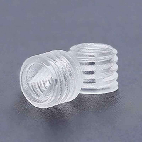 Vis en plastique transparent M5 sans tête longueur 4mm