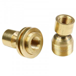 Articulated brass hanger for 1/4" threaded tube