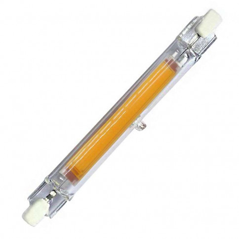 Ampoule LED R7s Ø13mm - LED linear COB dimmable * 78mm 5 watts